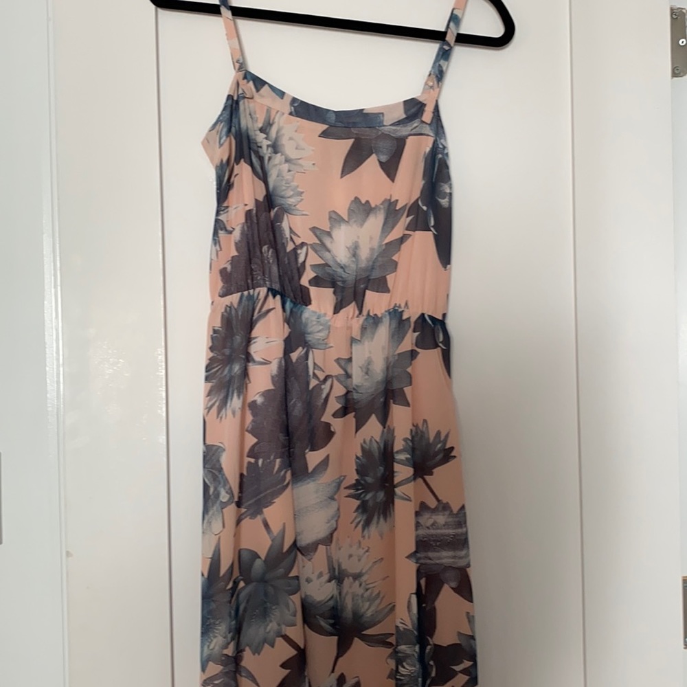 French connection maxi silk dress